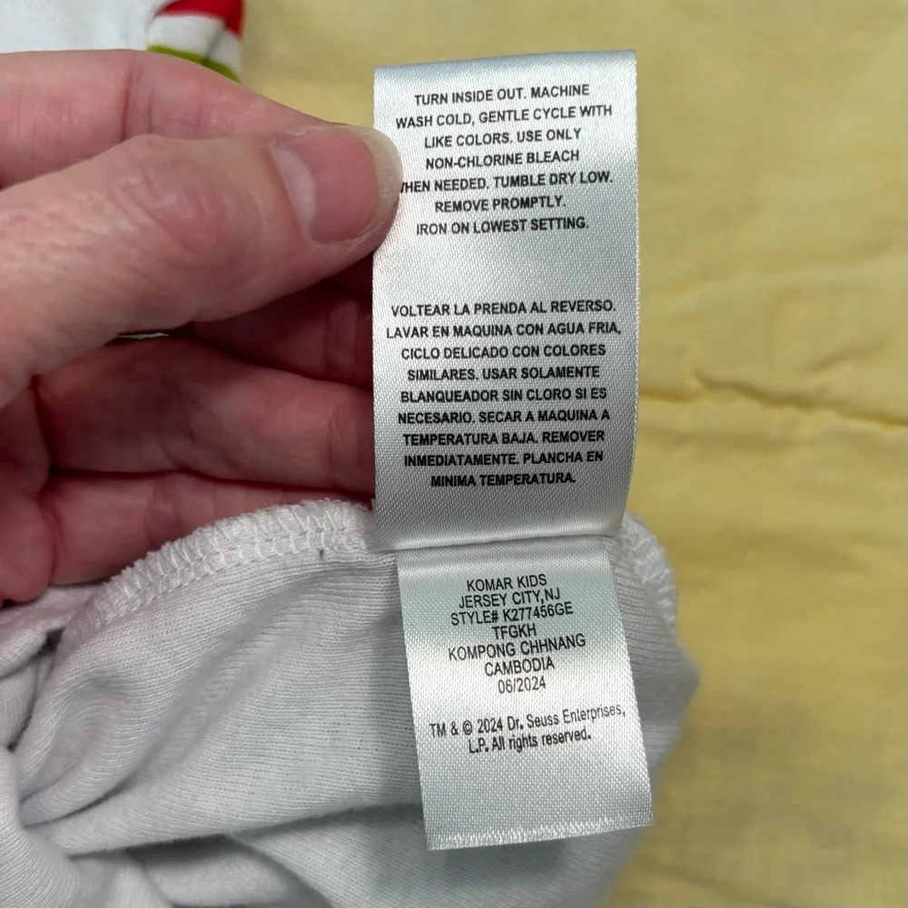 Kids PJ Bundle, 4T, Grinch Stripe Pajama Set & Fall PJs & Pumpkins Red Truck Set - Picture 16 of 16